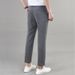 Men's Slim Fit Cropped Trousers Casual Black Business Style Trendy Mature Suit Bottoms_viptrois.com