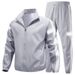 Men's Clothing Sports Suits For Men, Spring And Autumn New Reflective Markers, Two Piece Suits, Running And Leisure Sportswear, Couples' Suits_viptrois.com