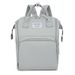 New Style Mother Bag Solid Color Mother Bag Female Large Capacity Storage Backpack Multifunctional Outdoor Baby Bag_viptrois.com