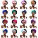 New Wide Brim Color Matching Sleeping Cap Ladies Fashion Elastic Chemotherapy Cap Two Color Stitching Hair Care Washing Cap_viptrois.com