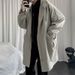Handsome Mid To Long Hooded Windbreaker For Men In Spring And Autumn, Korean Loose Coat, Trendy Workwear Jacket_viptrois.com