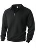 Cross-Border European And American Jacquard Autumn Winter Turn-Down Collar Pullover Half-Zip Sweatshirt Casual_viptrois.com