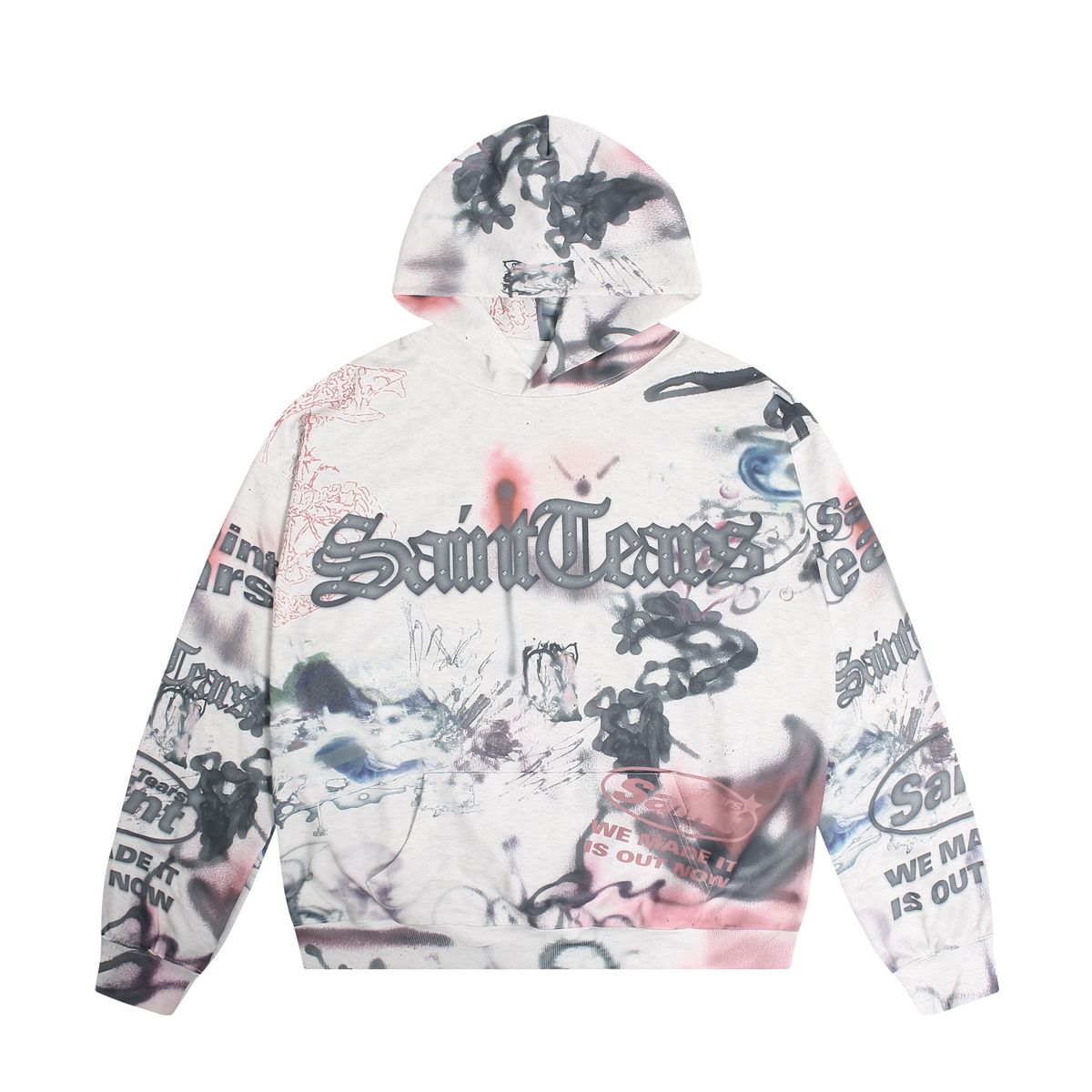 Men's Clothing Hip Hop 3D Printing High Street Loose Hoodie Sweater Jacket_viptrois.com
