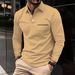 Men's Clothing Spring And Autumn Polo Shirt Button Pocket Men's Sports Polo Shirt_viptrois.com