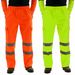 Men's Clothing Men's Reflective Strip Sanitation Worker Uniform Fleece Casual Trousers_viptrois.com