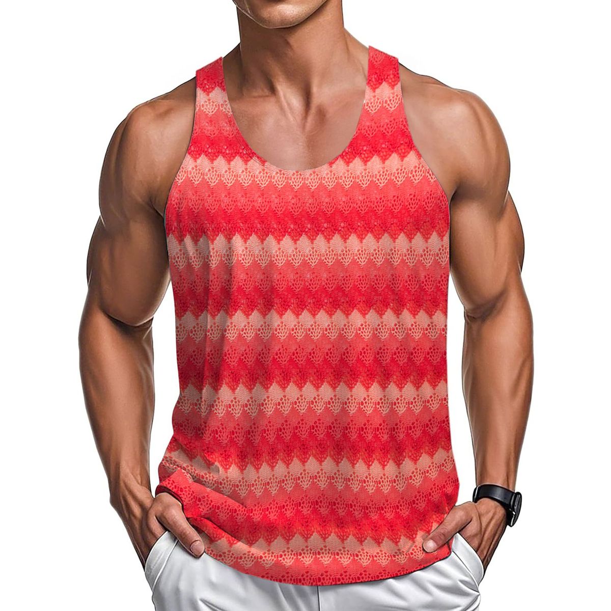 Men's Clothing Men's Summer Thin Sports Fitness Vest Casual Loose Vest_viptrois.com