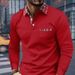 Unbeatable Quality Instagram Autumn New POLO Button Pocket Men's Long Sleeved Sports Polo Shirt_viptrois.com