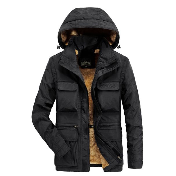 Men's Clothing Waterproof Fleece Jacket - Lightweight Quick-Dry Nylon Coat With Multiple Pockets, Loose Fit For All-Day Comfort (Khaki/Green/Black)_viptrois.com