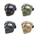 Tactical Motorcycle Goggles For Off-Road Riding – Skull Design, Anti-Fog, Interchangeable Lenses, UV Protection – Unisex For Men & Women_viptrois.com