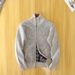 Original American Single Autumn Winter Fleece Lined Thickened Warm Business Casual Cardigan Stand Collar Knitted Sweater_viptrois.com