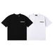 Men's Clothing Fashion Fashion Brand Basic Purple Letter Printed Short Sleeve Loose Large Size Bottoming_viptrois.com