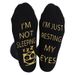 creative funny cotton socks soles letters non slip dotted floor socks mid tube sports socks_viptrois.com