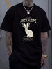 NEW LIMITED Vintage Jackalope, Spirit Animal, Mythical Critter Tee T-Shirt S-5XL Graphic Slightly Homme Streetwear Fashion Comfortable Summer_viptrois.com