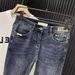Men's Slim Fit Simple Small Leg Pants Trendy Fashion Cat Whiskers Slimming Long Pants_viptrois.com