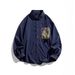 New Handsome Lapel Neck Versatile Loose Cotton Long-sleeved Shirt Simple Color Matching Casual Shirt Jacket Men_viptrois.com