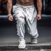 Men's Clothing Gray Sports Pants Men Outdoor Running Basketball Ripped Loose Trendy Brand Leggings Sweatpants_viptrois.com