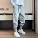 Men's Clothing Four Seasons Thickened Regular Sports Pants Men's Handsome Trendy Design Harem Pants Plus Velvet Casual Cuffed Sweatpants_viptrois.com