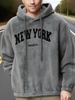 Men’s 3D Print Hooded Sweatshirt – Oversized Streetwear Pullover With Contrast Stitching (S-XXXL, 96% Cotton, Retro-Inspired, Digital Print Art)_viptrois.com