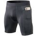 Men's Clothing Tight Fitness Shorts Zipper Elastic Perspiration Quick Drying Running Training Basketball Track And Field Summer Sports Pants_viptrois.com
