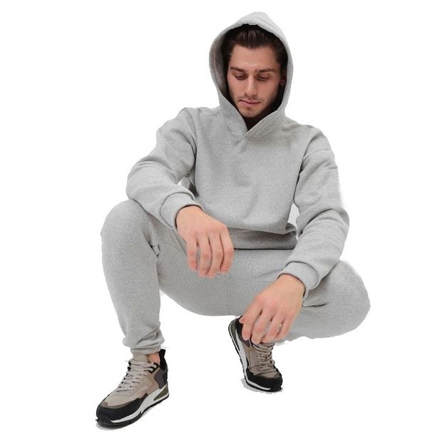 Men's Clothing Men And Women's New Sports Suits Solid Color Light Plate Fleece Sweatshirt_viptrois.com