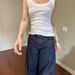 Men’s Clothing Large Size Dark Blue High Waist Wide Leg Jeans Spring And Autumn New Style Straight Drape Loose Slim Floor Length Pants_viptrois.com