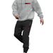 Men's Hooded Sweatshirt & Jogger Set – Oversized Pullover With Printed Logo & Matching Pants (S-XXXL) – Fleece-Lined For Fall/Winter_viptrois.com
