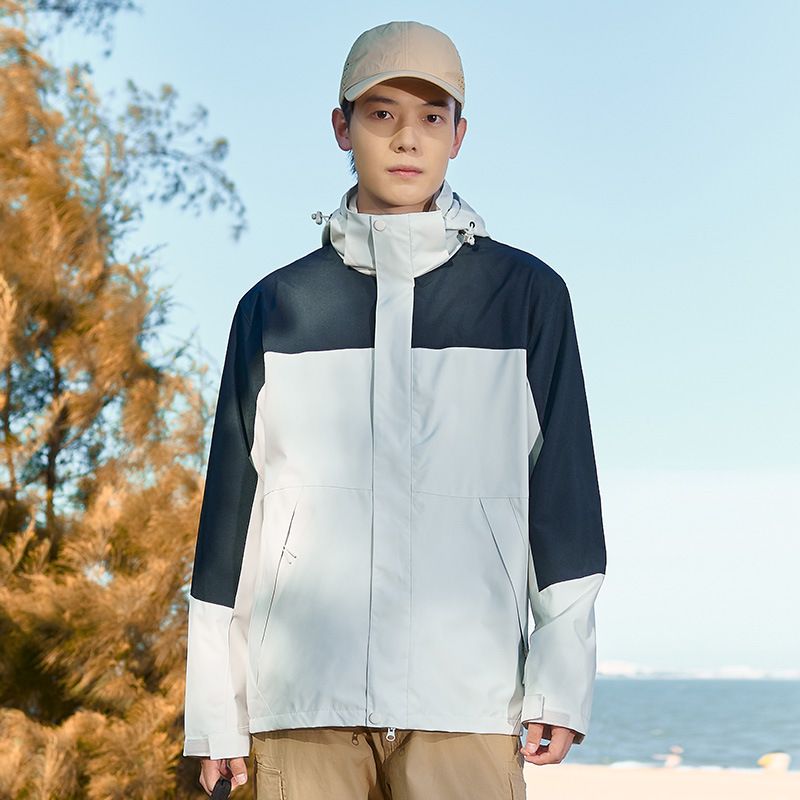 3-in-1 Convertible Windproof Waterproof Jacket For Men & Women - Detachable Ski & Hiking Outerwear With Fleece Liner_viptrois.com