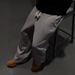 Harajuku Loose Double Waisted Men's Sweatpants Y2K American Solid Color Letter Embroidery Casual Pants Hip Hop Drawstring Waist Jogger Male_viptrois.com