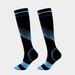 New compression socks color striped pressure socks for men and women sports stretch socks_viptrois.com