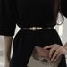 Matte Waist Belt Women's Fine Decoration Versatile Skirt Pearl Buckle Women's Sweater Small Belt_viptrois.com