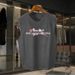 Men's Clothing Sports Vest Loose Outer Wear Sleeveless Casual Wide Shoulder Waistcoat T Shirt_viptrois.com