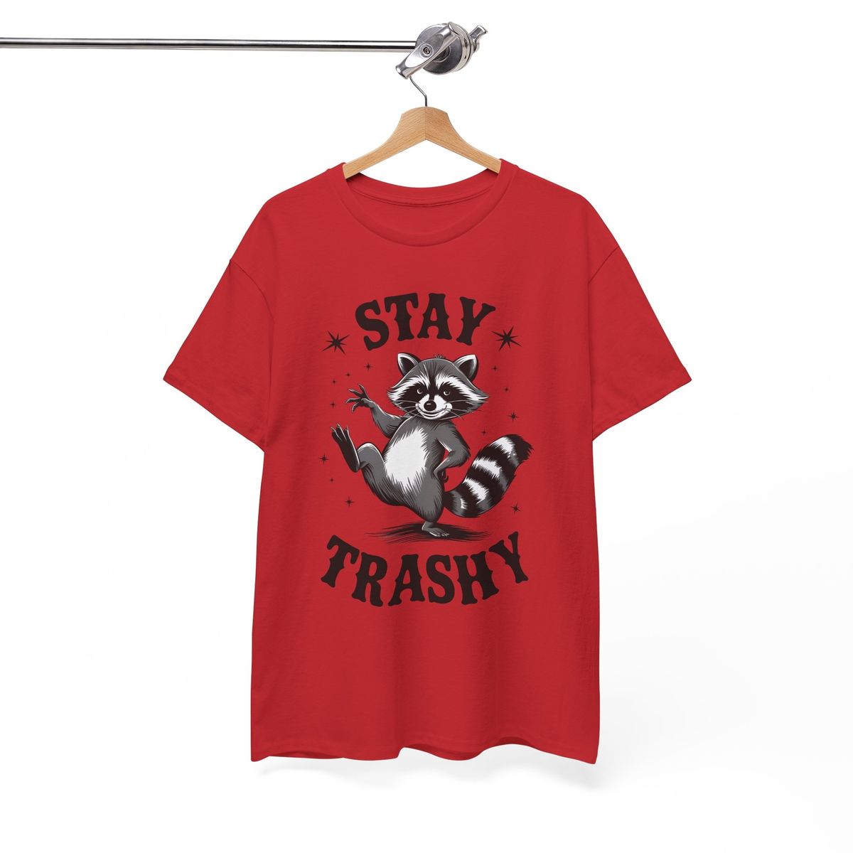 Racoon T-Shirt Mens Womens Tees Top - Classic Cringy Funny Tee For Dad Joke Enthusiasts_viptrois.com