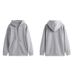 Pulse Autumn Cardigan Zipper Sweatshirt Men Solid Color Jacket Youth Hooded Thin Loose Simple Casual Top_viptrois.com
