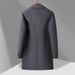 Men's Clothing autumn and winter all match Silk cotton detachable liner double sided wool coat men's mid length wool coat jacket men_viptrois.com