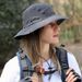 Women's Summer Bucket Hat - Quick-Dry, UPF50+ Sun Protection & Watercolor Camo Design For Outdoor Activities_viptrois.com