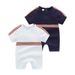 Baby Clothes, Clothing, Thin Style Boys And Girls, Summer Short Sleeved Jumpsuit For Newborns, Pure Cotton, Mesh Red,_viptrois.com