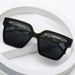 Large Frame For Women Trendy Hot Girl Concave Shape Slimming Fashionable Personality Sunglasses_viptrois.com