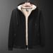 Men's Fleece-Lined Zip Hoodie – Oversized Sherpa Jacket With Kangaroo Pocket, Heavyweight Cotton Winter Pullover For Streetwear & Gym_viptrois.com