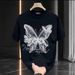 Bondini Ins Summer New Trendy And Cool Pure Cotton Short Sleeved Loose Round Neck Men's Top T-shirt_viptrois.com