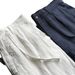 Men's White Lightweight Breathable Tencel Linen Casual Trousers Summer Relaxed Fit Loose Wide Leg Old Fashion Style_viptrois.com