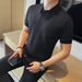 Xiaohongshu Recommends New High-quality Men's Short-sleeved Casual T-shirts, Solid Color Versatile Slim-fit Two-piece T-shirts_viptrois.com