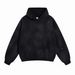 Vintage Washed Hoodie – Oversized 450g Cotton Streetwear Sweatshirt With Spray Dye & Distressed Details_viptrois.com