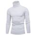 Loom European And American Foreign Trade Cross-Border Men's Knitted Autumn Winter New High Collar Youth Color Base_viptrois.com