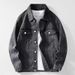 Men's Clothing High Street Denim Jacket For Men, Cool Spring And Autumn Casual Tops, Retro Hong Kong Style, Versatile Washed Jacket_viptrois.com