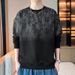 Spring And Autumn New Men's Casual Versatile Youth Handsome Long Sleeve T-Shirt Round Neck Hoodie 836_viptrois.com