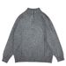 Stand Collar Zipper Solid Color Men's Autumn Winter Vintage Jacquard Versatile Fashion Casual Sweater Knitwear Men_viptrois.com