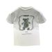 Trendy American Printed Teddy Bear Short T-shirt For Men In Summer, Fashionable, Loose, High-end_viptrois.com