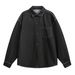 Pulse Pulse Vintage Raw Long Sleeve Men 25 Autumn New Japanese Style Loose Trendy Brand Casual Washed Denim Shirt Jacket_viptrois.com