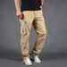 Men's Clothing Outdoor overalls men's loose large size multi pocket trousers cotton straight casual pants wear resistant spring and summer men's pants_viptrois.com
