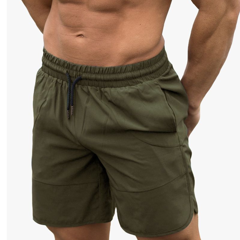 Men's Summer Sports Trousers Korean Style Loose Fit Casual Five Point Trousers Factory Wholesale for Foreign Trade_viptrois.com